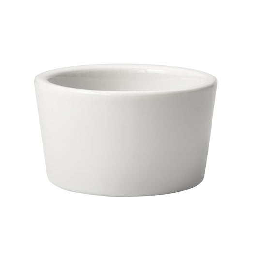PRR-4 - Plain Ramekin, 4 oz, White Porcelain, 48 Pieces/Case