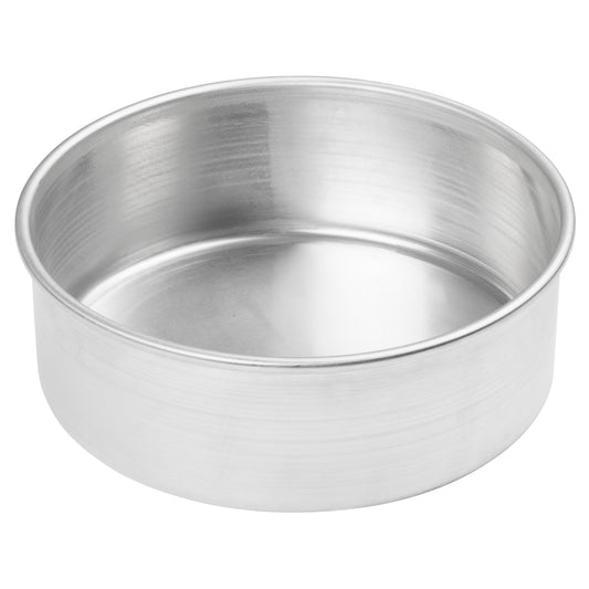 Round Layer Cake Pan, Aluminum - 8" Dia x 3" H