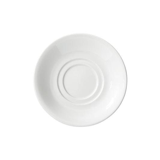 BSC-6RE - Birkhall Saucer with Rolled Edge, 6" dia, White Porcelain, 36 Pieces/Case