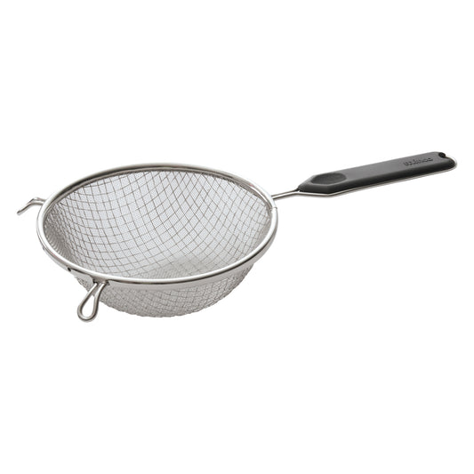 MSTP-6DM - 6-1/4" Double Medium Mesh Strainer with Plastic Handle