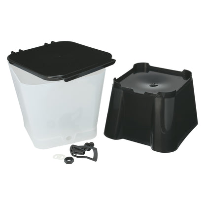PBD-3SK - 3 Gallon Square Beverage Dispenser, Plastic