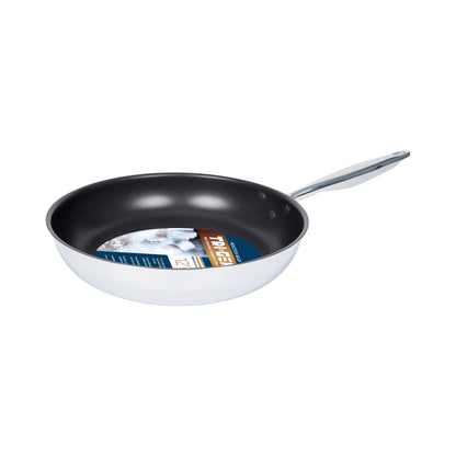 TGFP-12NS - Tri-Gen Tri-Ply Stainless Steel Fry Pan, Non-Stick - 12" Dia
