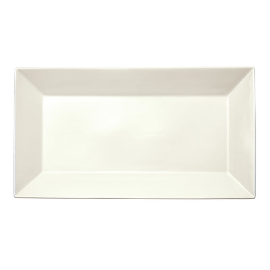 RPR-1625-AW - Royalsquare Porcelain Rectangular Platter, 16-1/4"L x 9"W x 1-1/2"H - American White (12 Pieces/Case)
