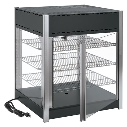 EDM-1PT - Electric Heated & Humidified Holding Display Merchandiser with 3 Display Shelves