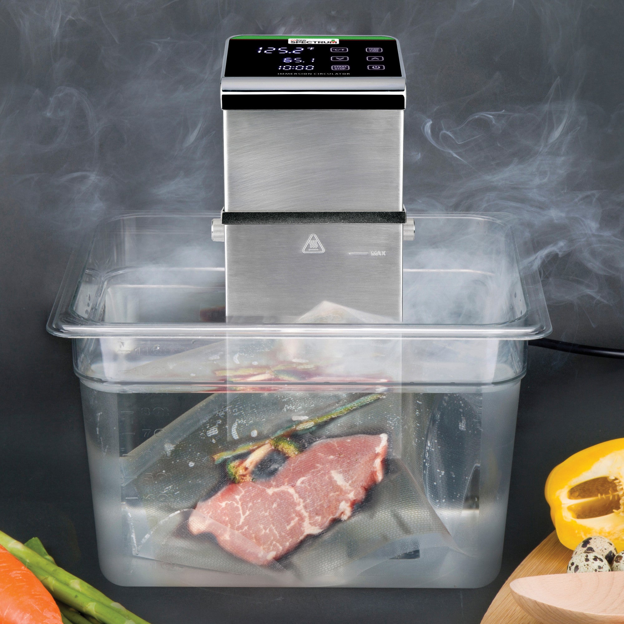 Winco ESVI-1 Sous Vide Cooker, Standard, Silver 並行輸入品 Winco ESVI-1 Sous Vide Immersion Circulator w⁄ 7 9⁄10 gal Max