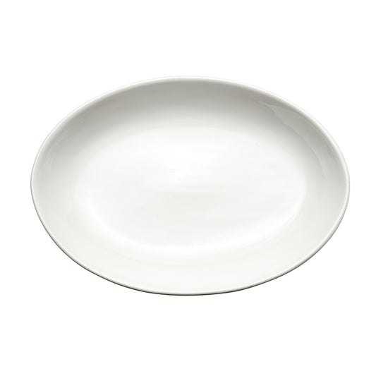 SPO-19 - Specialty Oval Platter, 19"L, White Porcelain, 4 Pieces/Case