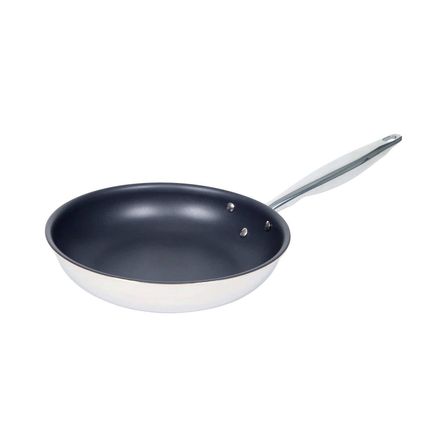 TGFP-8PR - TRI-GEN, 8" Fry Pan, Pro-Release Non-Stick, Tri-ply, Induction Ready, 18/8 SS, NSF, PFAS-Free