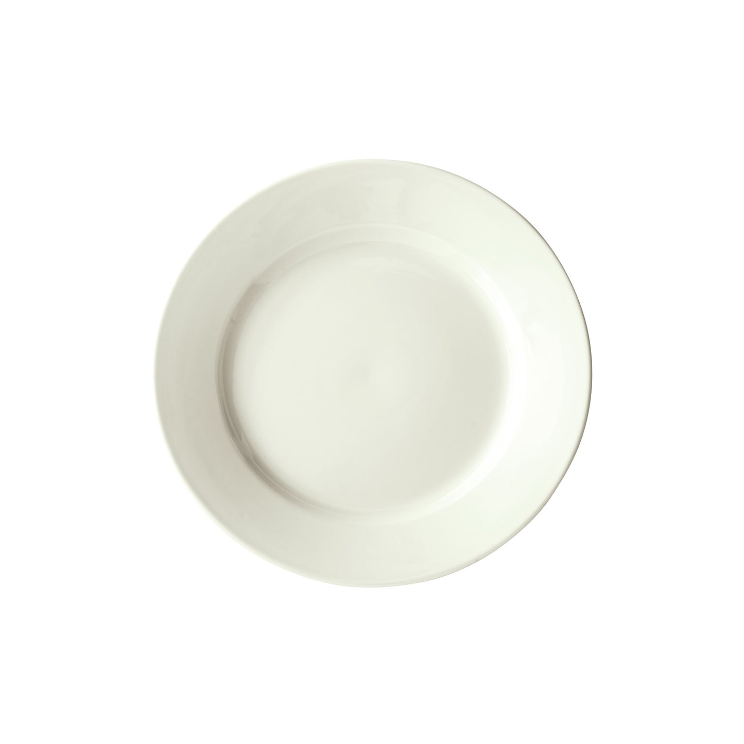 BPR-9RE-AW - Porcelain Rolled Edge Plate, Porcelain - American White (24 Pieces/Case)