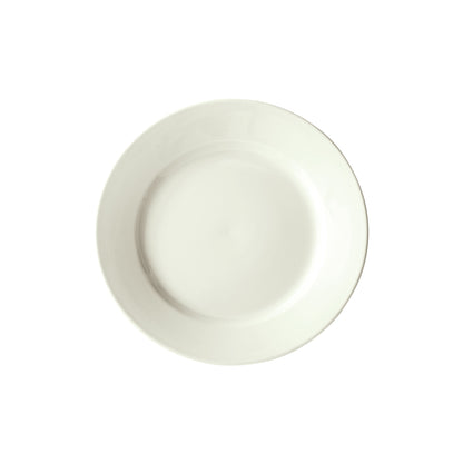 BPR-9RE-AW - Porcelain Rolled Edge Plate, Porcelain - American White (24 Pieces/Case)