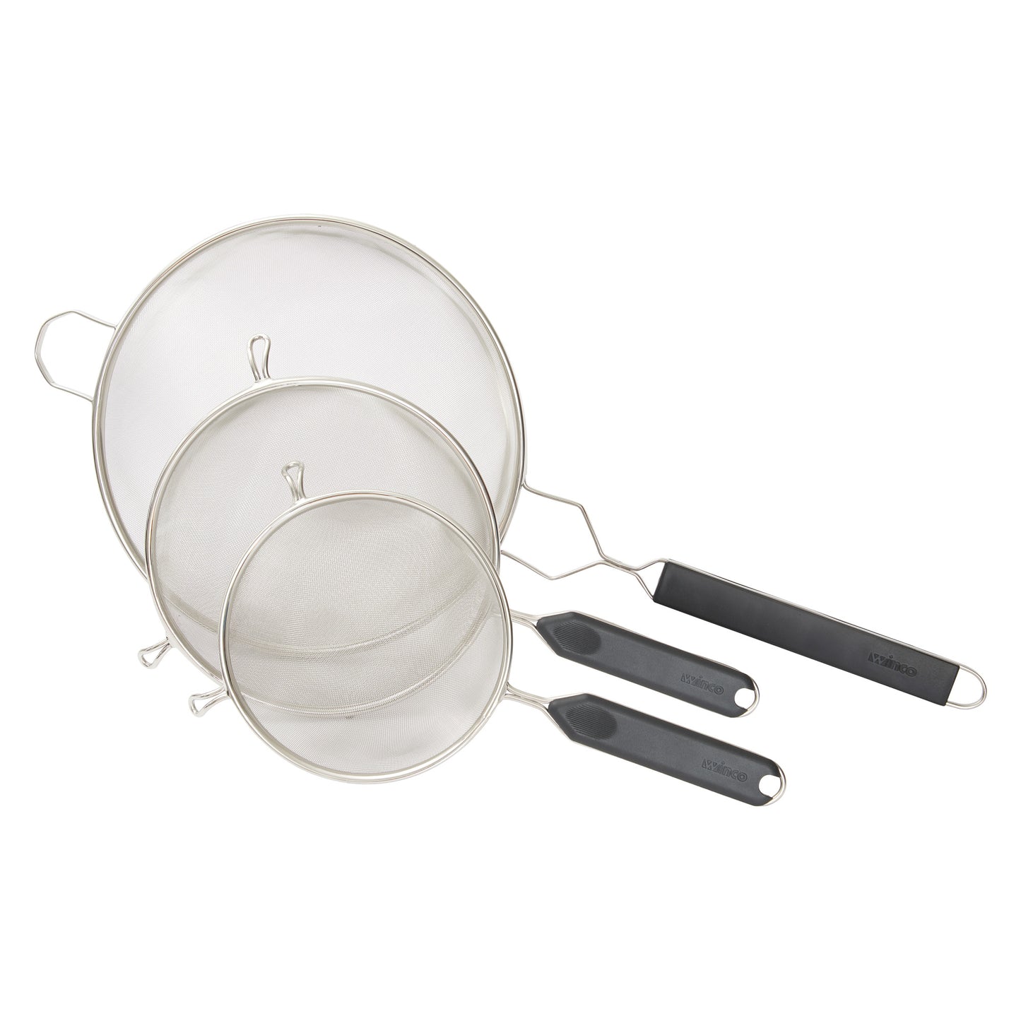 MSTP-8SF - 8" Single Fine Mesh Strainer with Plastic Handle