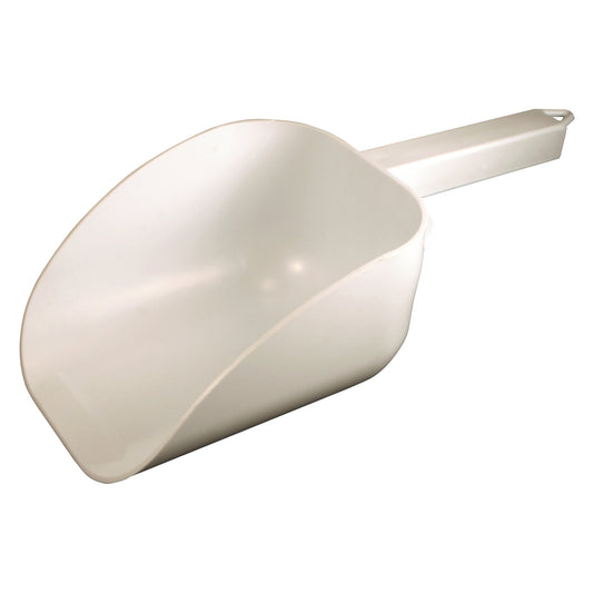 CR-838W - Bar Maid 32 oz Polystyrene Flat Bottom Scoop with Hook Handle