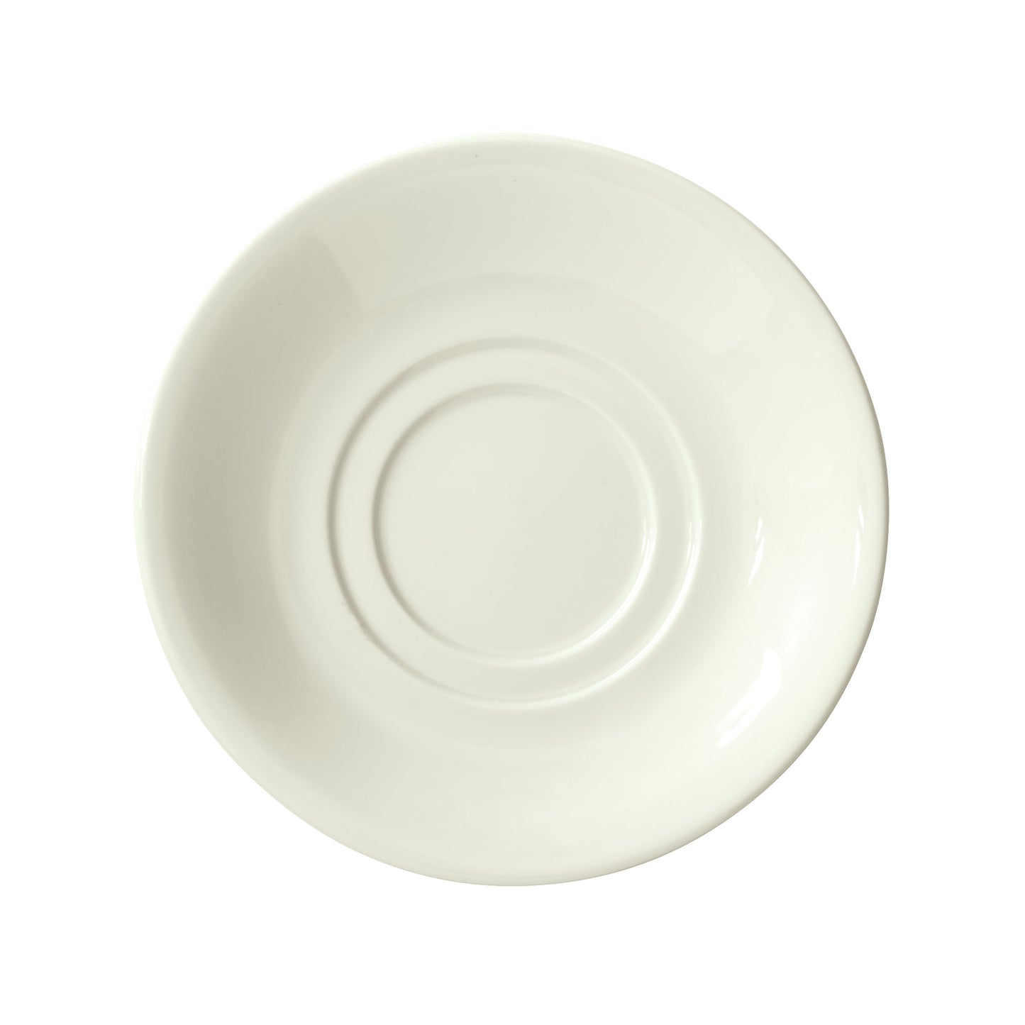 BSC-65RE-AW - Porcelain Rolled Edge Saucer, Porcelain - American White (36 Pieces/Case)