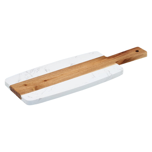 Marble and Wood Serving Board - 15-7/8"
