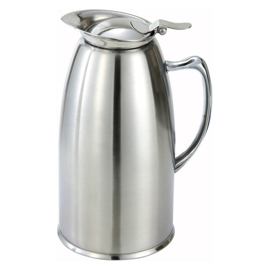 20 oz Double Wall Stainless Steel Beverage Server, Satin Finish