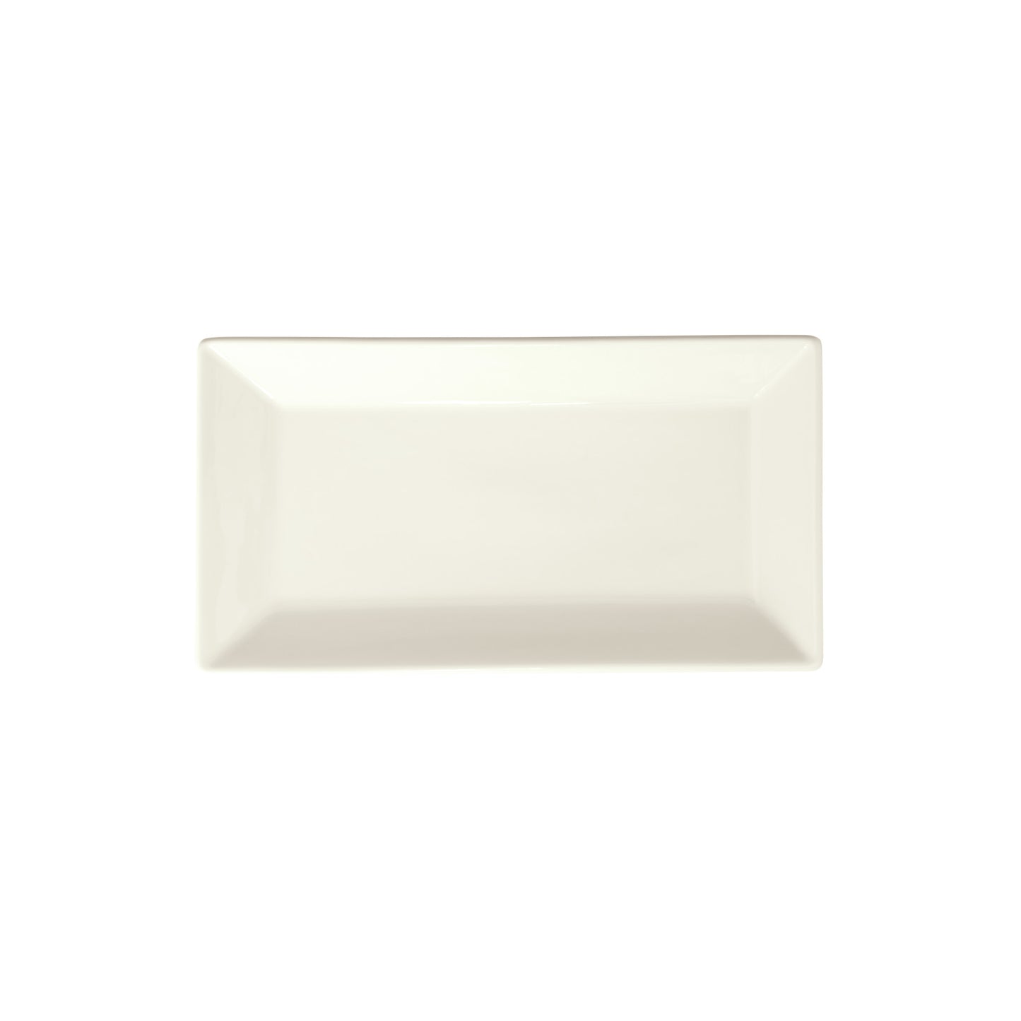RPR-10-AW - Royalsquare Porcelain Rectangular Platter, 10"L x 5-1/2"W x 3/4"H - American White (24 Pieces/Case)