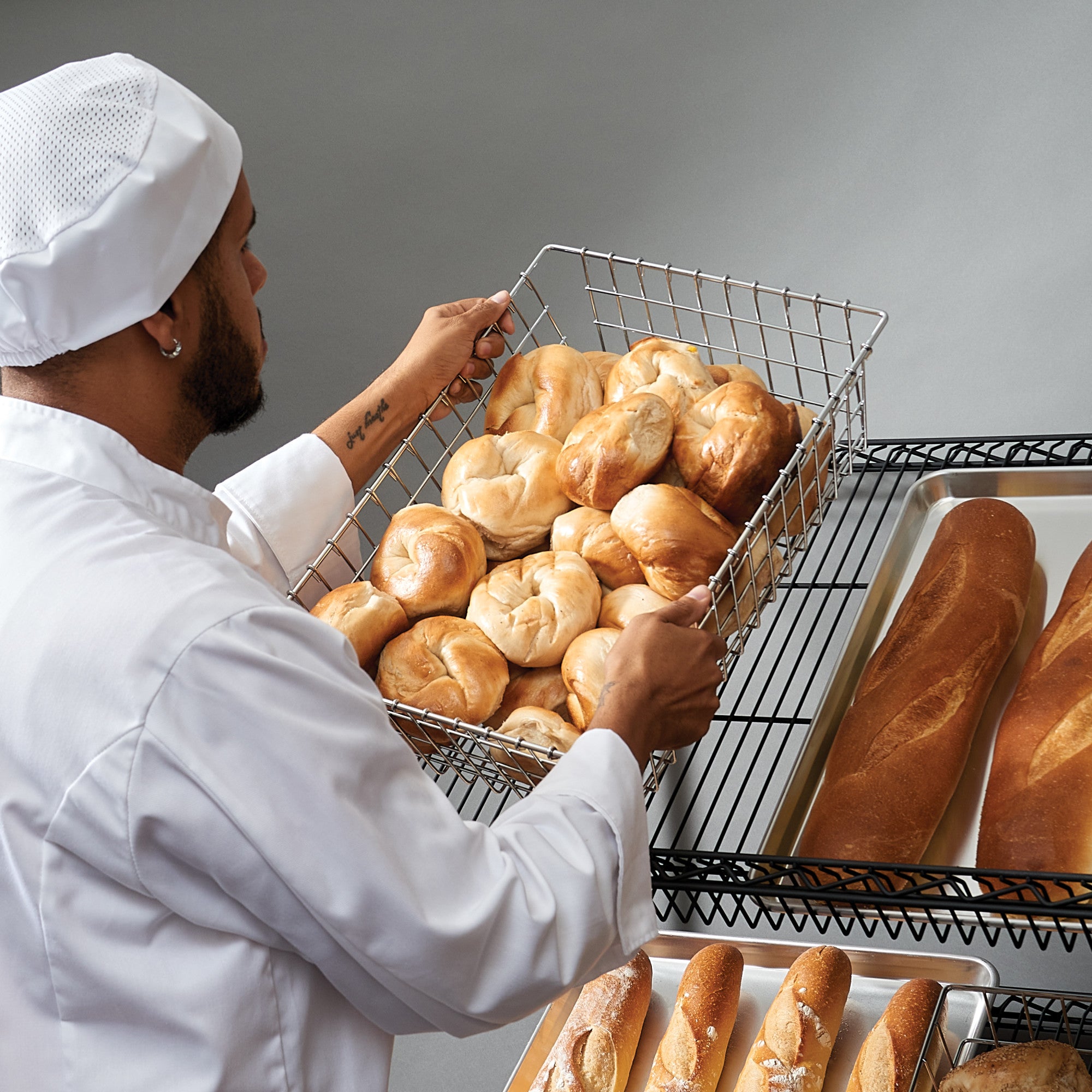 フランス アイアン エッグバスケット DB-2014 - Bagel / Pastry Basket, 20