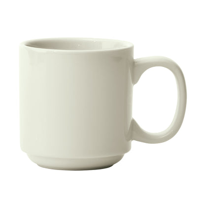 MMC-12-AW - Porcelain Stacking Mangula Mug, 12 oz - American White (36 Pieces/Case)