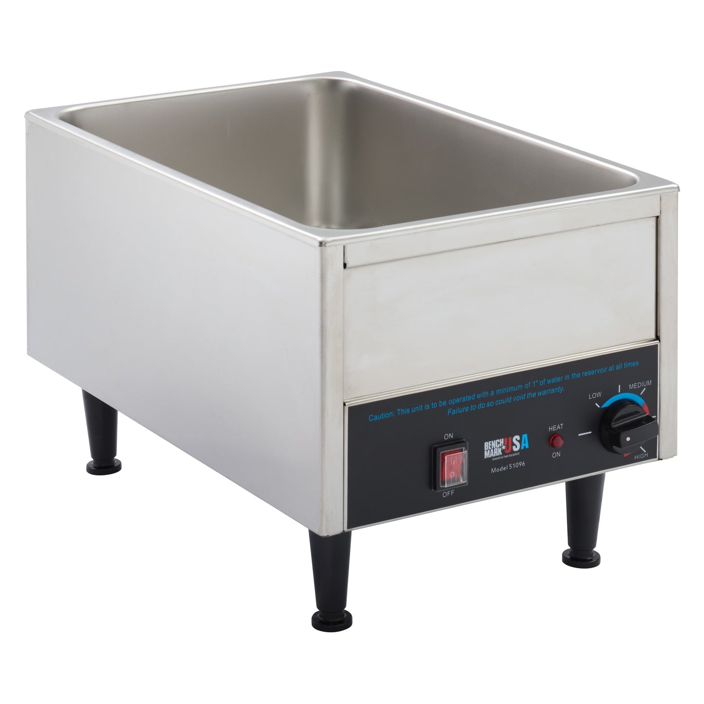 51096 - BenchmarkUSA Food Warmer with Adaptor Plate