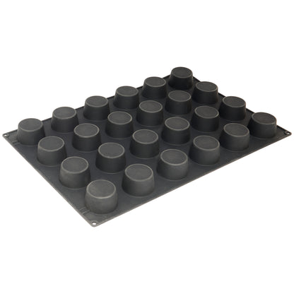 SM5000 - Silicone Baking Mold, 24 Cups, 22"L x 15"W, 2-3/4" Dia, NSF