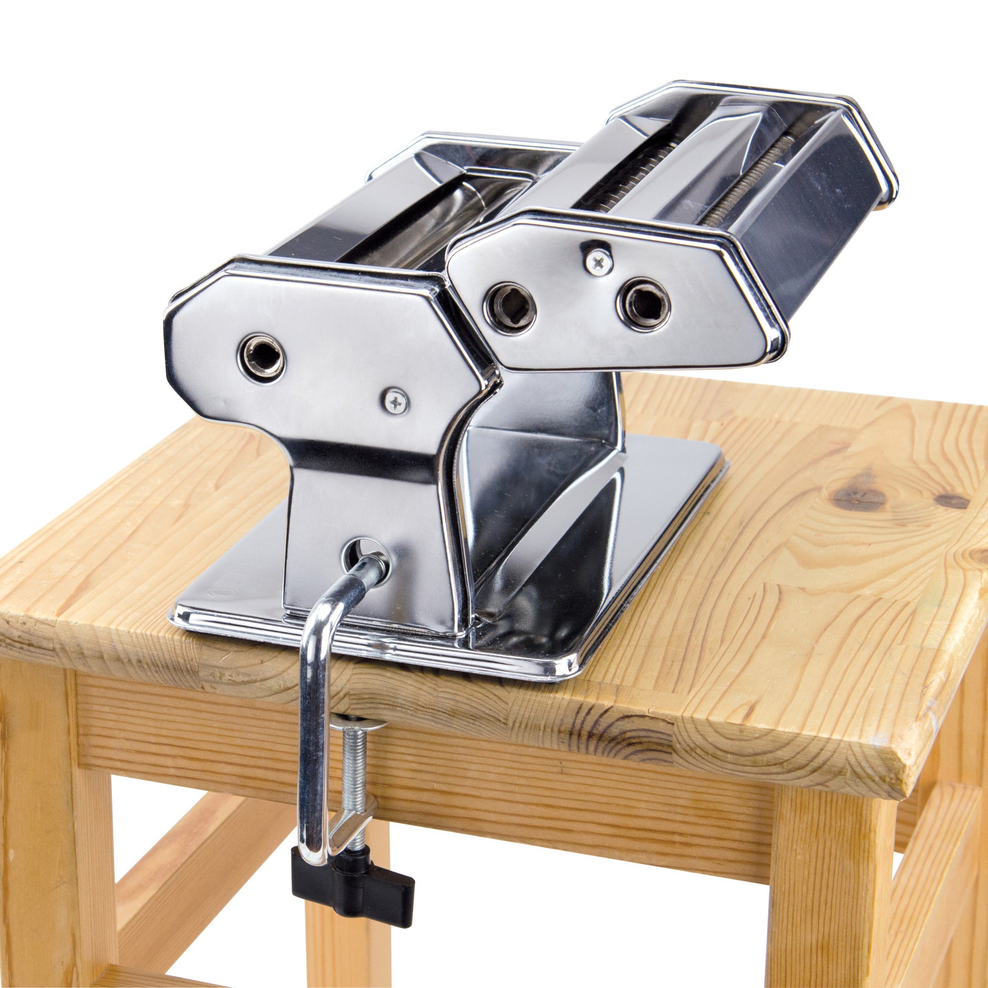 Aramox Handmatige Pasta Maker Draagbare Roestvrij staal Noodle Machine Sap Extracter met 5 x Mallen Aramox Handmatige Pasta Maker Draagbare Roestvrij staal Noodle Machine Sap Extracter met 5 x Mallen