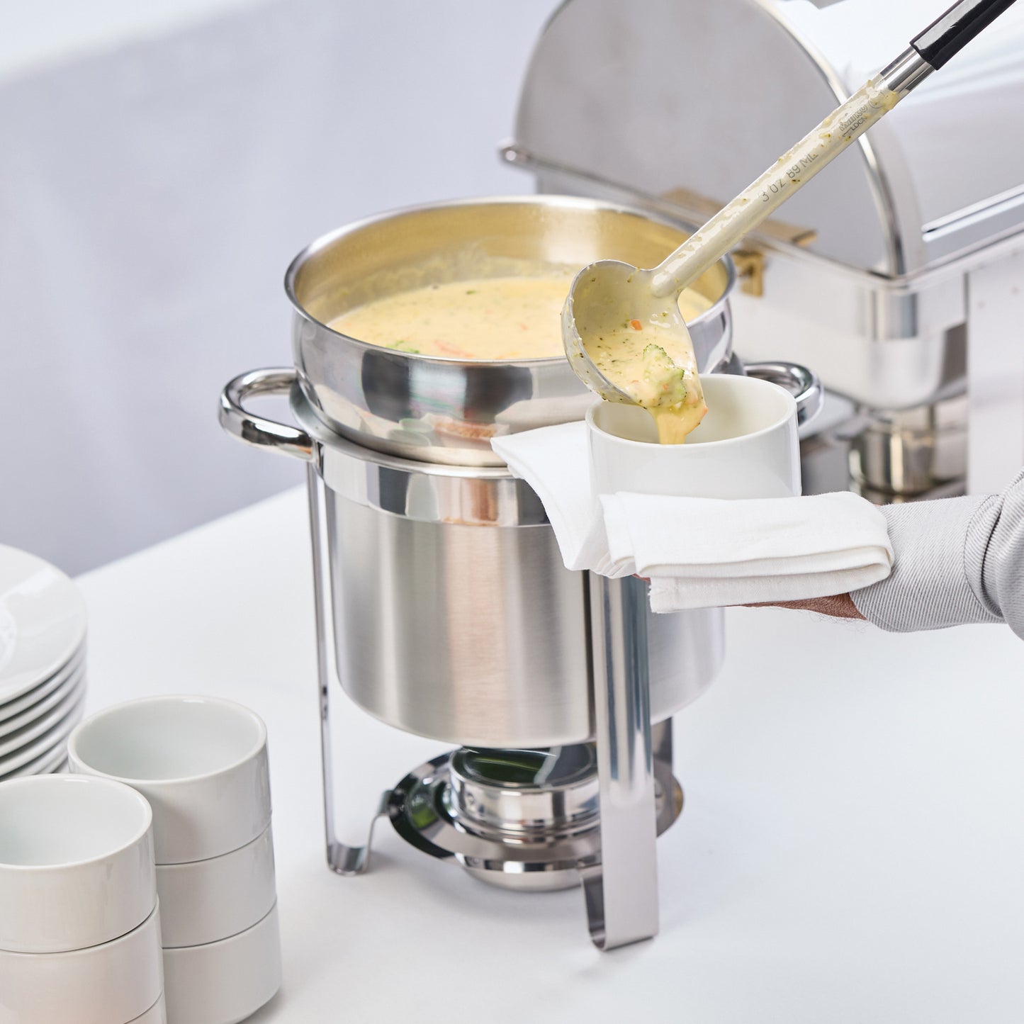 207 - 7 Quart Stainless Steel Soup Warmer