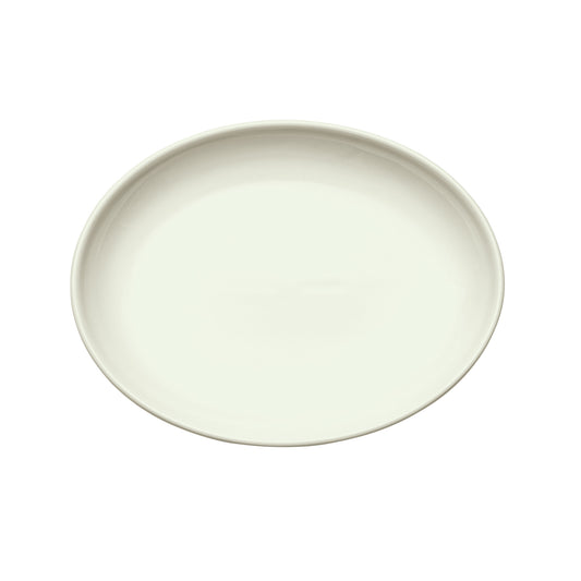 OKP-95PL-AW - Brechia Porcelain Coupe Oval Platter, 9-1/2"L x 7-1/4"W x 1-1/4"H (24 Pieces/Case)