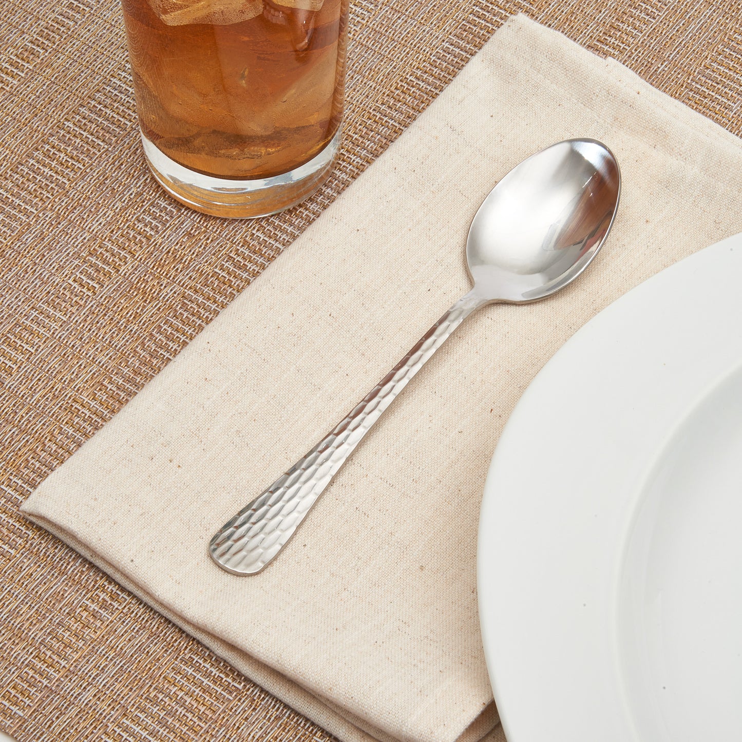 0023-03 - Caspian Dinner Spoon, 18/0 Medium Weight