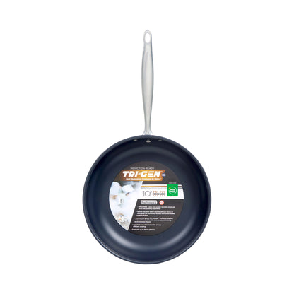 TGFP-10PR - TRI-GEN, 10" Fry Pan, Pro-Release Non-Stick, Tri-ply, Induction Ready, 18/8 SS, NSF, PFAS-Free