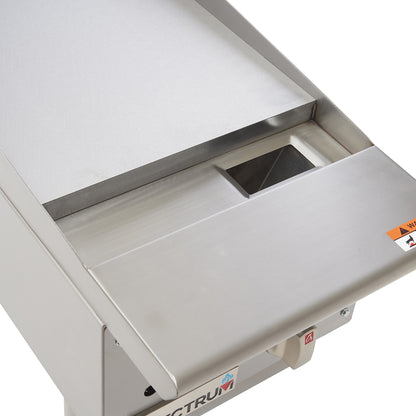 NGGD-12T - Spectrum 12" Natural Gas Griddle with Thermostatic Controls