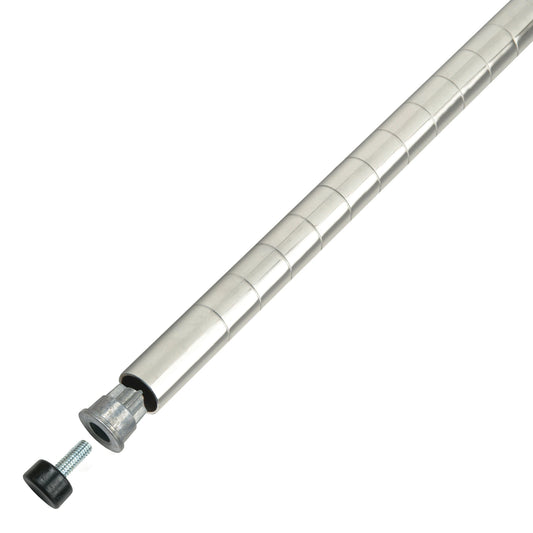 VC-54P - Wire Shelf Post, Chrome-Plated - 54"