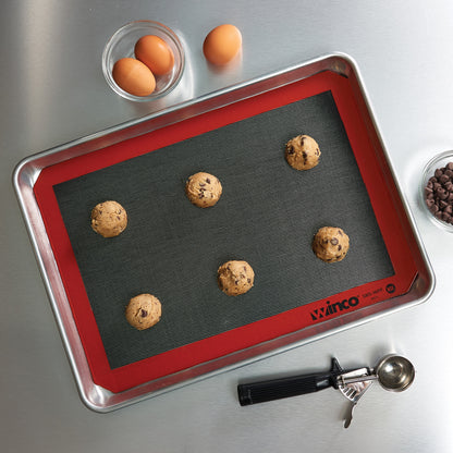 SBS-16PF - Silicone Baking Mat, Perforated - Half (1/2)