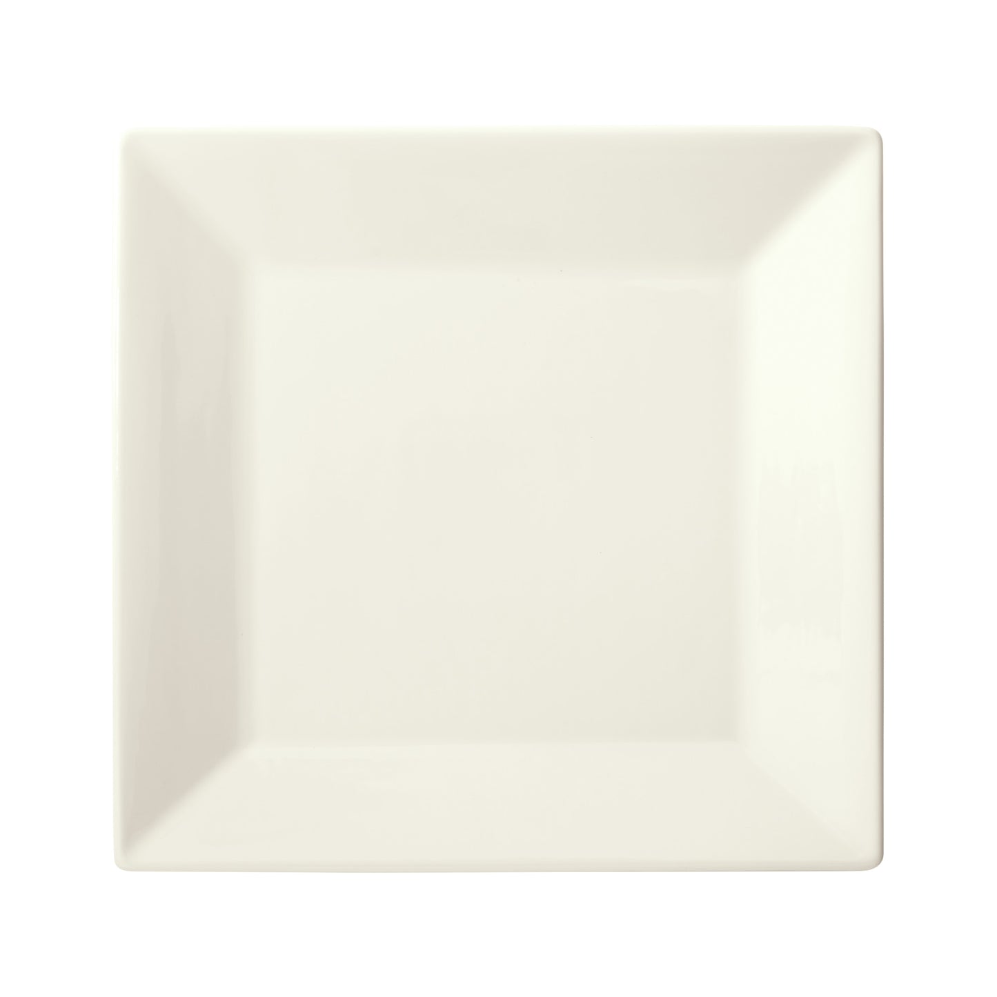 RPS-925-AW - Royalsquare Porcelain Square Plate, 9-1/4"L x 9-1/4"W x 3/4"H - American White (24 Pieces/Case)
