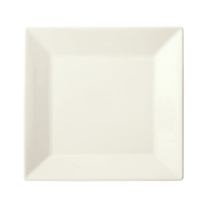 RPS-925-AW - Royalsquare Porcelain Square Plate, 9-1/4"L x 9-1/4"W x 3/4"H - American White (24 Pieces/Case)