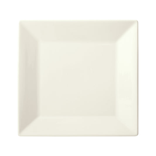 RPS-10-AW - Royalsquare Porcelain Square Plate, 10"L x 10"W x 1"H - American White (12 Pieces/Case)