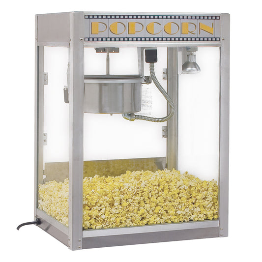 BenchmarkUSA Silver Screen Popcorn Machine - 8 oz