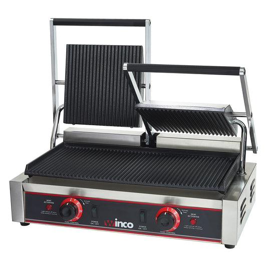 EPG-2 - Double Panini Grill, 19" x 9" Surface