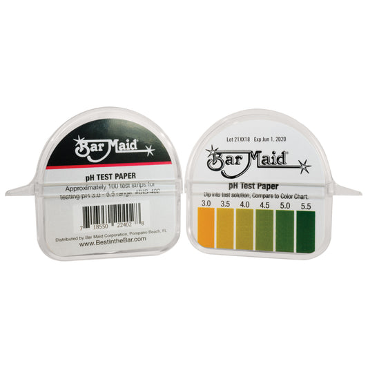 Bar Maid pH Test Strips in Dispenser