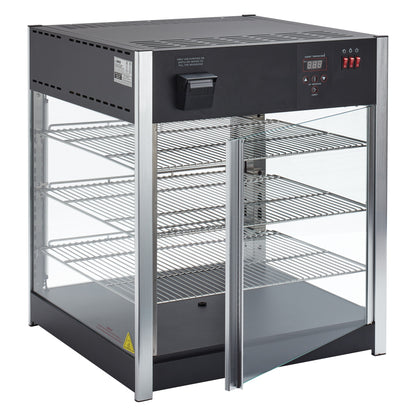 EDM-1PT - Electric Heated & Humidified Holding Display Merchandiser with 3 Display Shelves