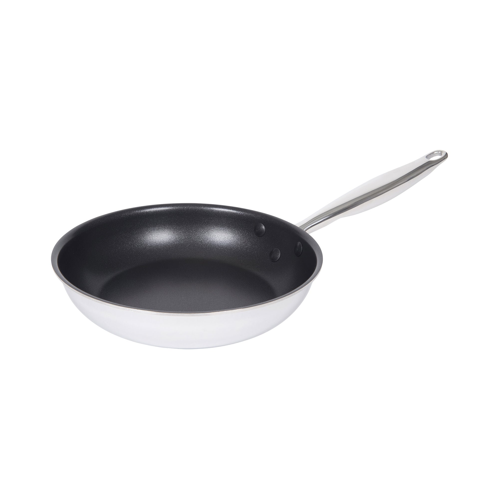 TGFP-8NS - Tri-Gen Tri-Ply Stainless Steel Fry Pan, Non-Stick - 8
