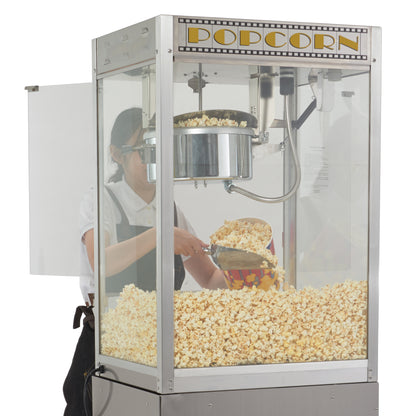 BenchmarkUSA Silver Screen Popcorn Machine - 14 oz