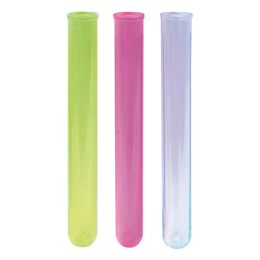 Bar Maid Shooter Tubes, Assorted Neon, 100 Pieces/Pack