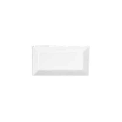 RPR-85 - Royalsquare Rectangular Platter, 8-1/2"L, White Porcelain, 24 Pieces/Case