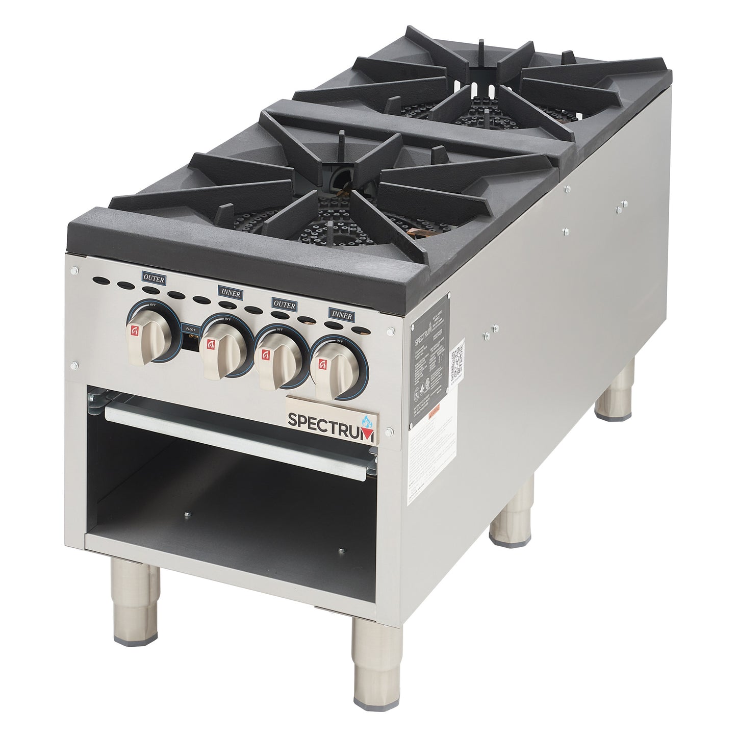 NGSP-2 - Spectrum Stock Pot Stove, Double Grate