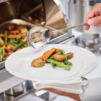 0030-24 - Shangarila Banquet Slotted Spoon, 18/8 Extra Heavyweight