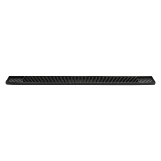 BM-327K - Bar Rail Spill Mat, 27" x 3-1/4" - Black