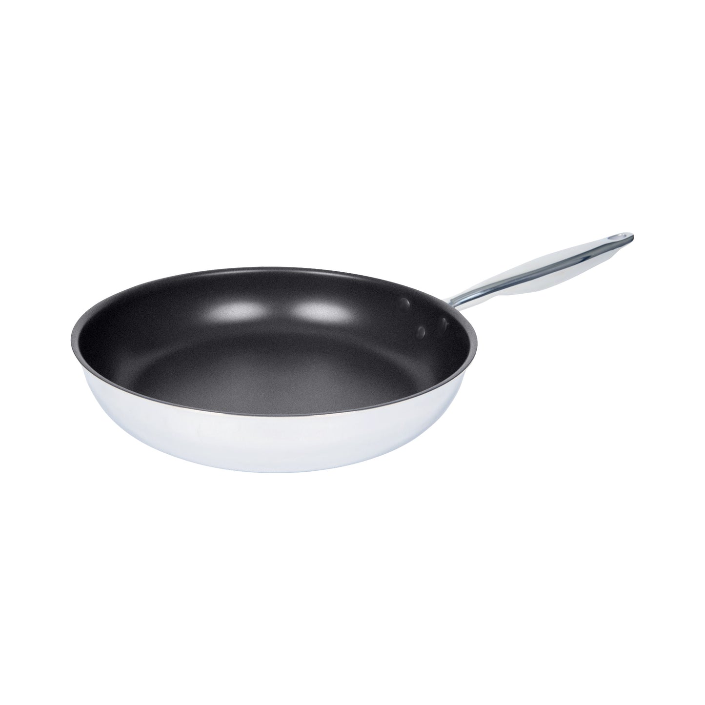TGFP-12NS - Tri-Gen Tri-Ply Stainless Steel Fry Pan, Non-Stick - 12" Dia