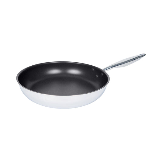 TGFP-12NS - Tri-Gen Tri-Ply Stainless Steel Fry Pan, Non-Stick - 12" Dia