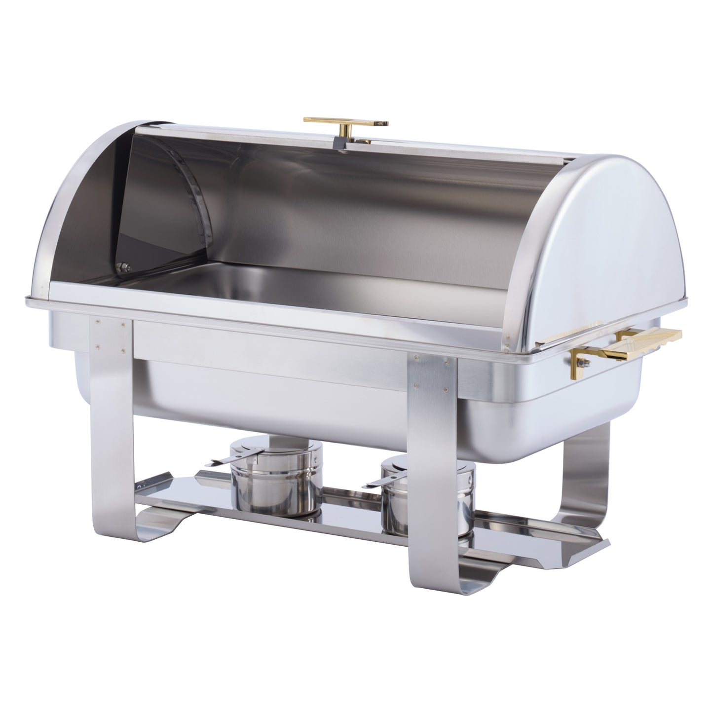 C-5080 - Dallas 8 Quart Chafer, Roll-Top, Stainless Steel
