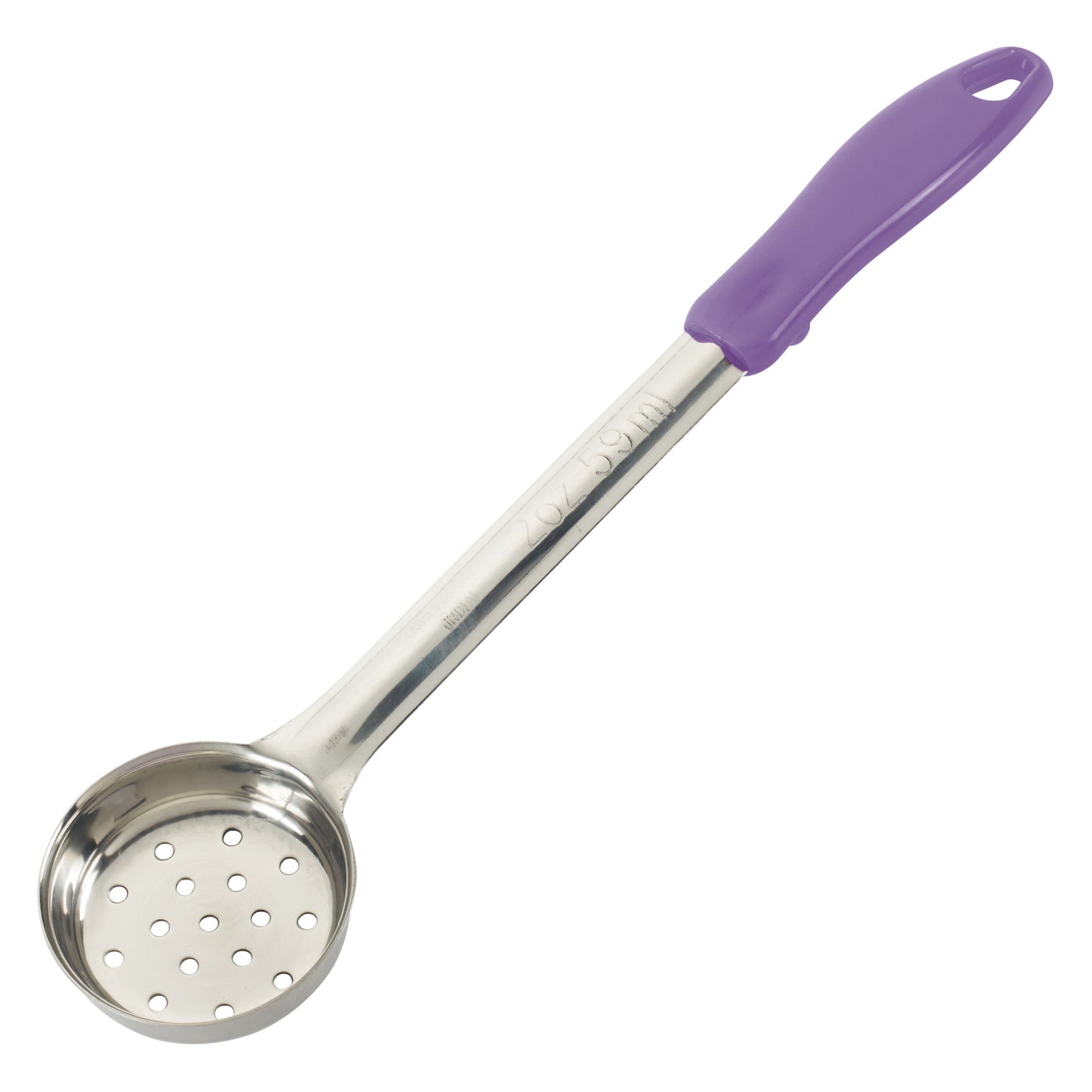 FPP-2P - Allergen-Free One-Piece Stainless Steel Portioners - Perforated, 2 oz