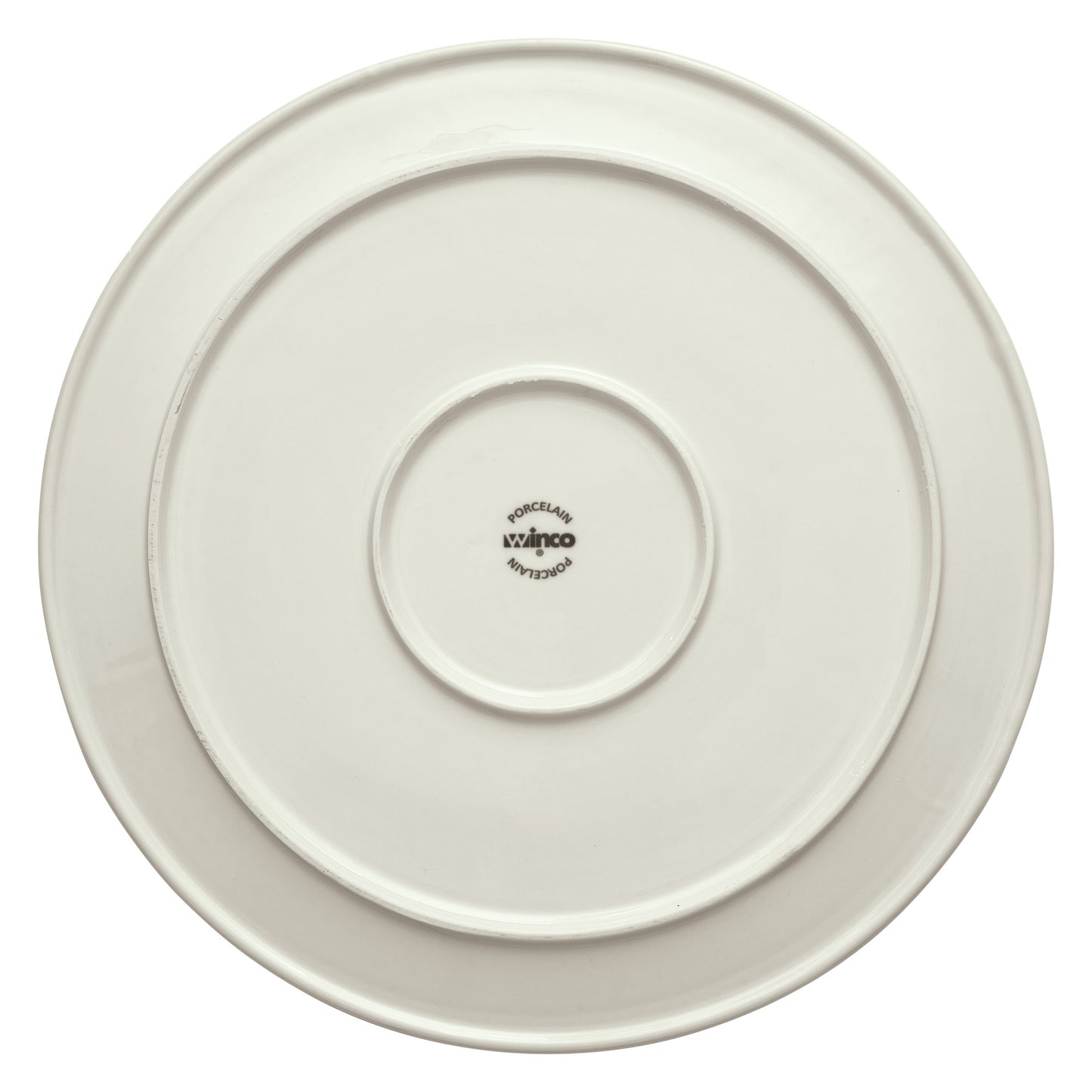 APP-14-AW - Porcelain Pizza Plate, 14" dia - American White (12 Pieces/Case)
